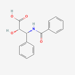 molecular formula C16H15NO4 B580071 (2S,3R)-3-Benzamido-2-hydroxy-3-phenylpropanoic acid CAS No. 54323-80-7