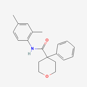 molecular formula C20H23NO2 B5800795 N-(2,4-dimethylphenyl)-4-phenyloxane-4-carboxamide 