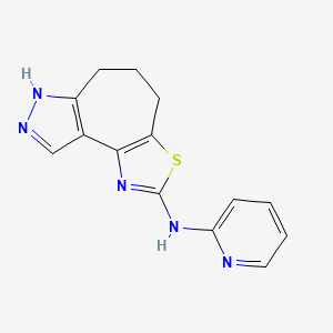 molecular formula C14H13N5S B580081 mGluR4-PAM-1 CAS No. 1314140-00-5