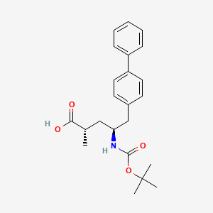 (2S,4S)-5-(Biphenyl-4-yl)-4-[(tert-butoxycarbonyl)amino]-2-methylpentanoic acid