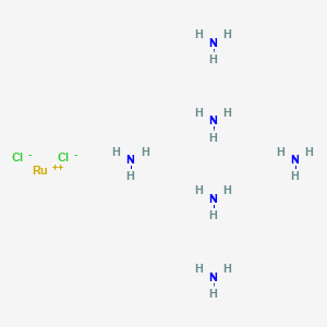 molecular formula Cl2H18N6Ru B580091 Hexaammineruthenium(II) chloride CAS No. 15305-72-3