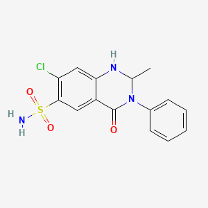 molecular formula C15H14ClN3O3S B580100 Desmethyl metolazone CAS No. 28524-40-5
