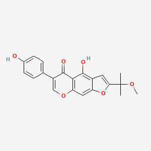 molecular formula C21H18O6 B580105 Erythrinin D 