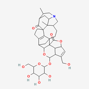 molecular formula C37H47NO11 B580107 Hybridaphniphylline A CAS No. 1467083-07-3