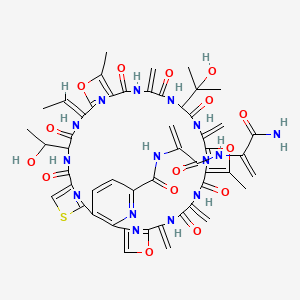 molecular formula C51H51N15O15S B580109 Berninamycin A CAS No. 58798-97-3