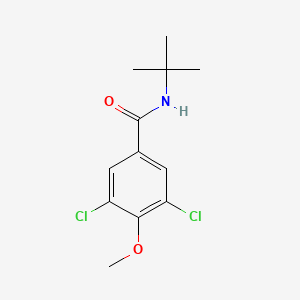 molecular formula C12H15Cl2NO2 B5801177 N-tert-butyl-3,5-dichloro-4-methoxybenzamide 