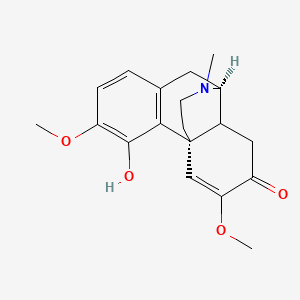 (1S,9S)-3-hydroxy-4,13-dimethoxy-17-methyl-17-azatetracyclo[7.5.3.01,10.02,7]heptadeca-2(7),3,5,13-tetraen-12-one