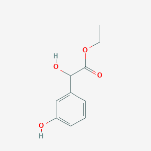 molecular formula C10H12O4 B058013 Ethyl 2-hydroxy-2-(3-hydroxyphenyl)acetate CAS No. 102654-39-7