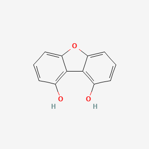 molecular formula C12H8O3 B580145 Dibenzofuran-1,9-diol CAS No. 19261-04-2