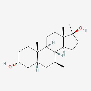 7beta,17alpha-Dimethyl-5beta-androstane-3alpha,17beta-diol