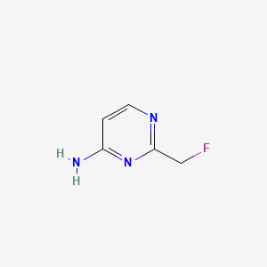 2-(Fluoromethyl)pyrimidin-4-amine