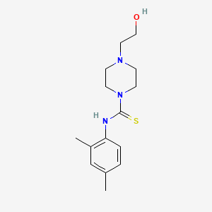 molecular formula C15H23N3OS B5801626 N-(2,4-dimethylphenyl)-4-(2-hydroxyethyl)piperazine-1-carbothioamide 