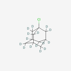molecular formula C10H15Cl B580167 1-Chloroadamantane-D15 