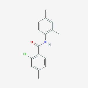 molecular formula C16H16ClNO B5801807 2-chloro-N-(2,4-dimethylphenyl)-4-methylbenzamide 