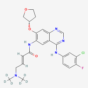 molecular formula C24H25ClFN5O3 B580182 Afatinib-d6 