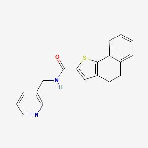 molecular formula C19H16N2OS B5801862 N-(3-pyridinylmethyl)-4,5-dihydronaphtho[1,2-b]thiophene-2-carboxamide 