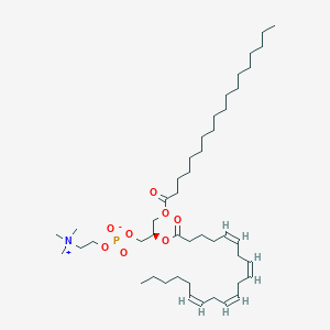 molecular formula C46H84NO8P B058019 1-Stearoyl-2-arachidonoyl-sn-glycero-3-phosphocholine CAS No. 35418-59-8