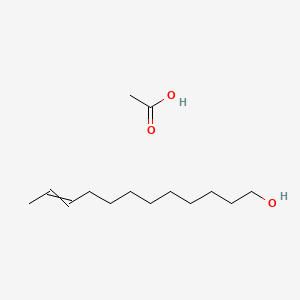 molecular formula C14H28O3 B580192 10-Dodecen-1-ol, acetate, (10Z)- CAS No. 35148-20-0
