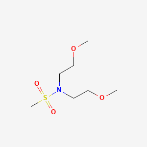 molecular formula C7H17NO4S B580196 N,N-bis(2-methoxyethyl)methanesulfonamide CAS No. 1344086-67-4
