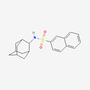 molecular formula C20H23NO2S B5801968 N-(tricyclo[3.3.1.1~3,7~]dec-2-yl)naphthalene-2-sulfonamide 