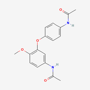 molecular formula C17H18N2O4 B580198 N-(4-(5-Acetamido-2-methoxyphenoxy)phenyl)acetamide) CAS No. 1195466-17-1