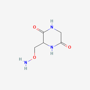 3-Aminooxymethyl-piperazine-2,5-dione