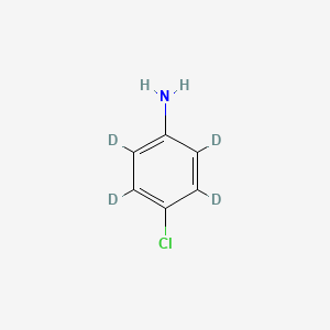 molecular formula C6H6ClN B580208 4-Chloro-2,3,5,6-tetradeuterioaniline CAS No. 191656-33-4