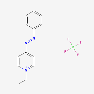1-Ethyl-4-(phenylazo)-pyridinium tetrafluoroborate