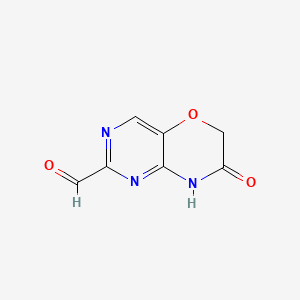 7-oxo-7,8-dihydro-6H-pyrimido[5,4-b][1,4]oxazine-2-carbaldehyde