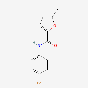 molecular formula C12H10BrNO2 B5802265 N-(4-bromophenyl)-5-methylfuran-2-carboxamide 