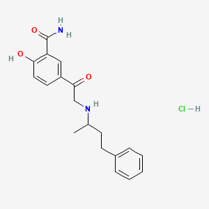 molecular formula C19H23ClN2O3 B580228 Labetalone hydrochloride CAS No. 96441-14-4