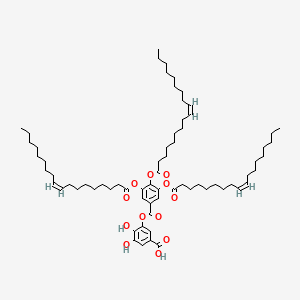 molecular formula C68H106O12 B580229 Digalloyl trioleate CAS No. 17048-39-4