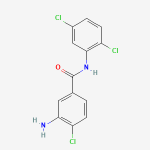 3-Amino-4-chloro-N-(2,5-dichlorophenyl)benzamide