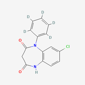 7-chloro-5-(2,3,4,5,6-pentadeuteriophenyl)-1H-1,5-benzodiazepine-2,4-dione