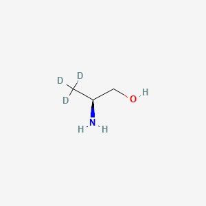 molecular formula C3H9NO B580260 L-Alaninol-d3 