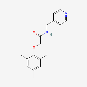 molecular formula C17H20N2O2 B5802676 N-(pyridin-4-ylmethyl)-2-(2,4,6-trimethylphenoxy)acetamide 