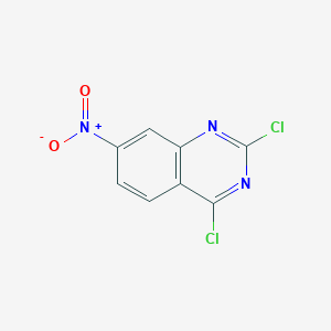 molecular formula C8H3Cl2N3O2 B058027 2,4-Dichloro-7-nitroquinazoline CAS No. 129112-65-8