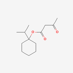 molecular formula C13H22O3 B580271 Acetoacetic acid 1-isopropylcyclohexyl ester CAS No. 15780-57-1