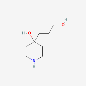 4-(3-Hydroxypropyl)piperidin-4-ol