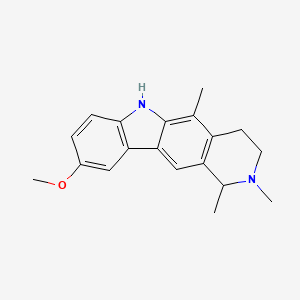 (+)-2,3,4,6-Tetrahydro-9-methoxy-1,2,5-trimethyl-1H-pyrido[4,3-b]carbazole