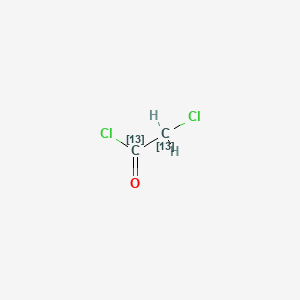 molecular formula C2H2Cl2O B580289 Chloroacetyl chloride-13C2 CAS No. 286367-76-8