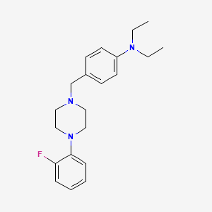 molecular formula C21H28FN3 B5802966 N,N-diethyl-4-[[4-(2-fluorophenyl)piperazin-1-yl]methyl]aniline 