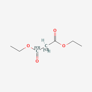 molecular formula C7H12O4 B580297 Diethyl malonate-1,2-13C2 CAS No. 53051-82-4