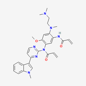 molecular formula C31H35N7O3 B580302 N-Acryloyl Osimertinib CAS No. 1932710-29-6
