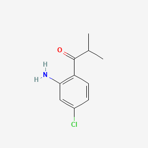 1-Propanone, 1-(2-amino-4-chlorophenyl)-2-methyl-
