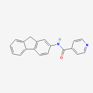 molecular formula C19H14N2O B5803080 N-9H-fluoren-2-ylisonicotinamide 