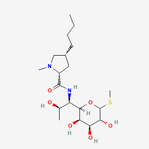 (2R,4R)-4-butyl-N-[(1R,2R)-2-hydroxy-1-[(2R,3R,4S,5R)-3,4,5-trihydroxy-6-methylsulfanyloxan-2-yl]propyl]-1-methylpyrrolidine-2-carboxamide
