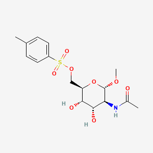 Methyl 2-(acetylamino)-2-deoxy-alpha-D-altropyranoside 6-(p-methylbenzenesulfonate)