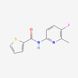 molecular formula C11H9IN2OS B5803170 N-(5-iodo-6-methylpyridin-2-yl)thiophene-2-carboxamide 