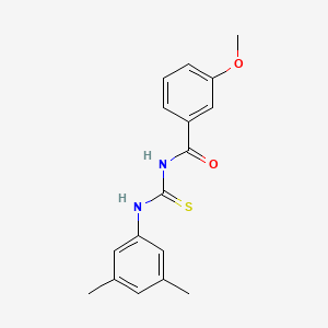 molecular formula C17H18N2O2S B5803597 N-[(3,5-dimethylphenyl)carbamothioyl]-3-methoxybenzamide 
